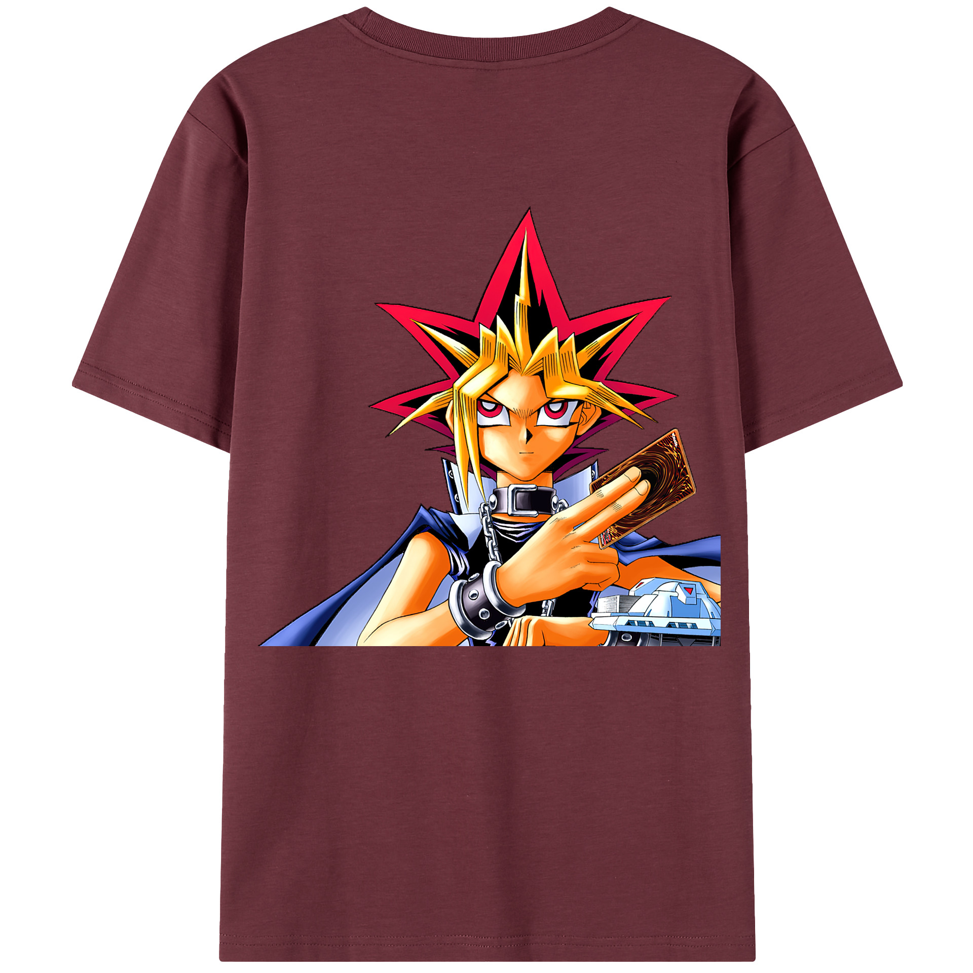 （画像用） 遊☆戯☆王 Yu-Gi-Oh! 綿100％半袖Tシャツ（背面プリント）